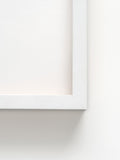 This Is Where It's Fuckin At - White Abachi wood frame with visible grain